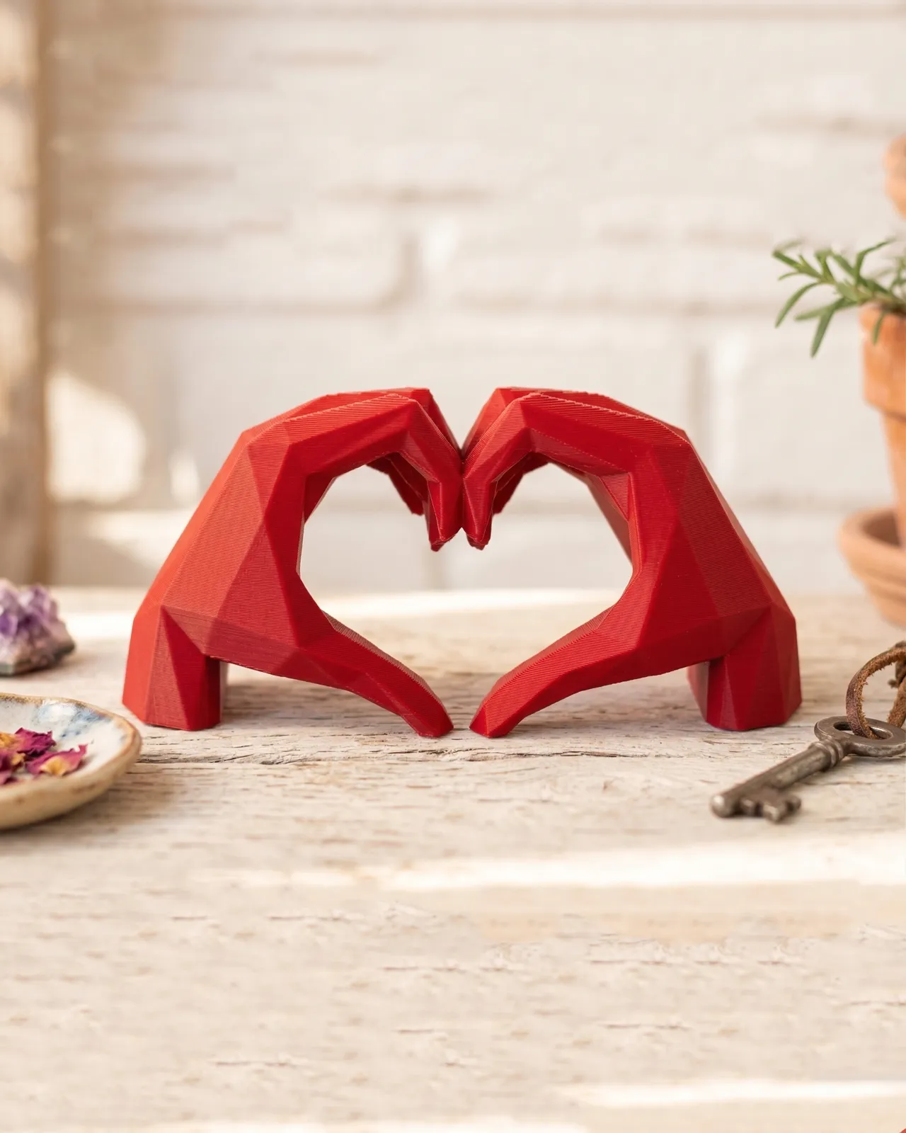 Hands Heart Love Symbol Valentine's Day view 3