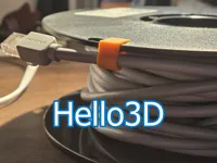 Hello3D - 0.2mm layer, 2 walls, 15% infill