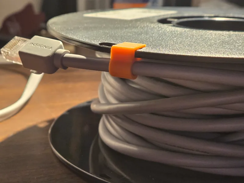 Filament Spool Clips for Ethernet