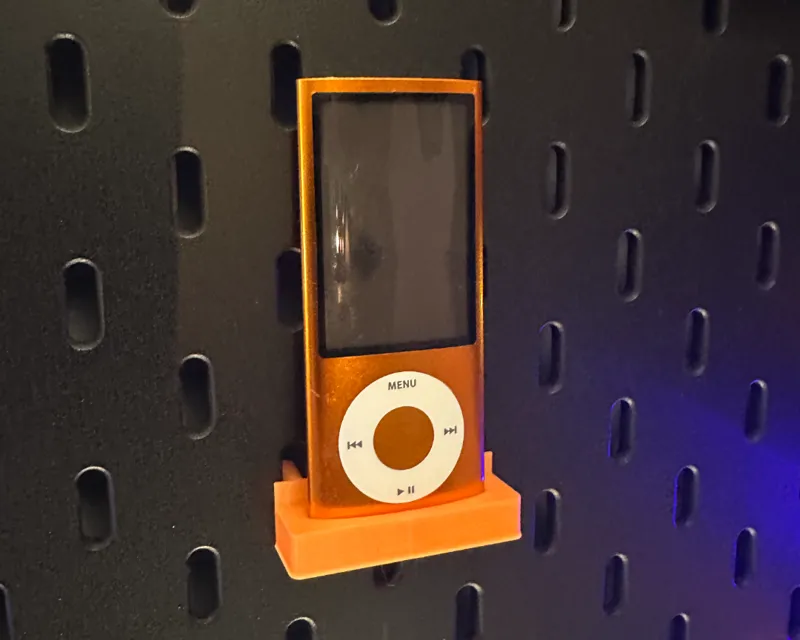 iPod Nano 5th Gen Ikea Skadis Display Mount