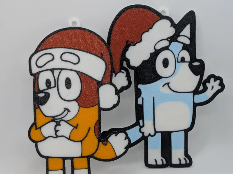 Bluey Christmas Tree Ornament