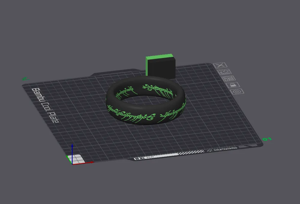 Realistic Monster O Ringe LOTR The Ring Colored Remixed by Neggan - MakerWorld