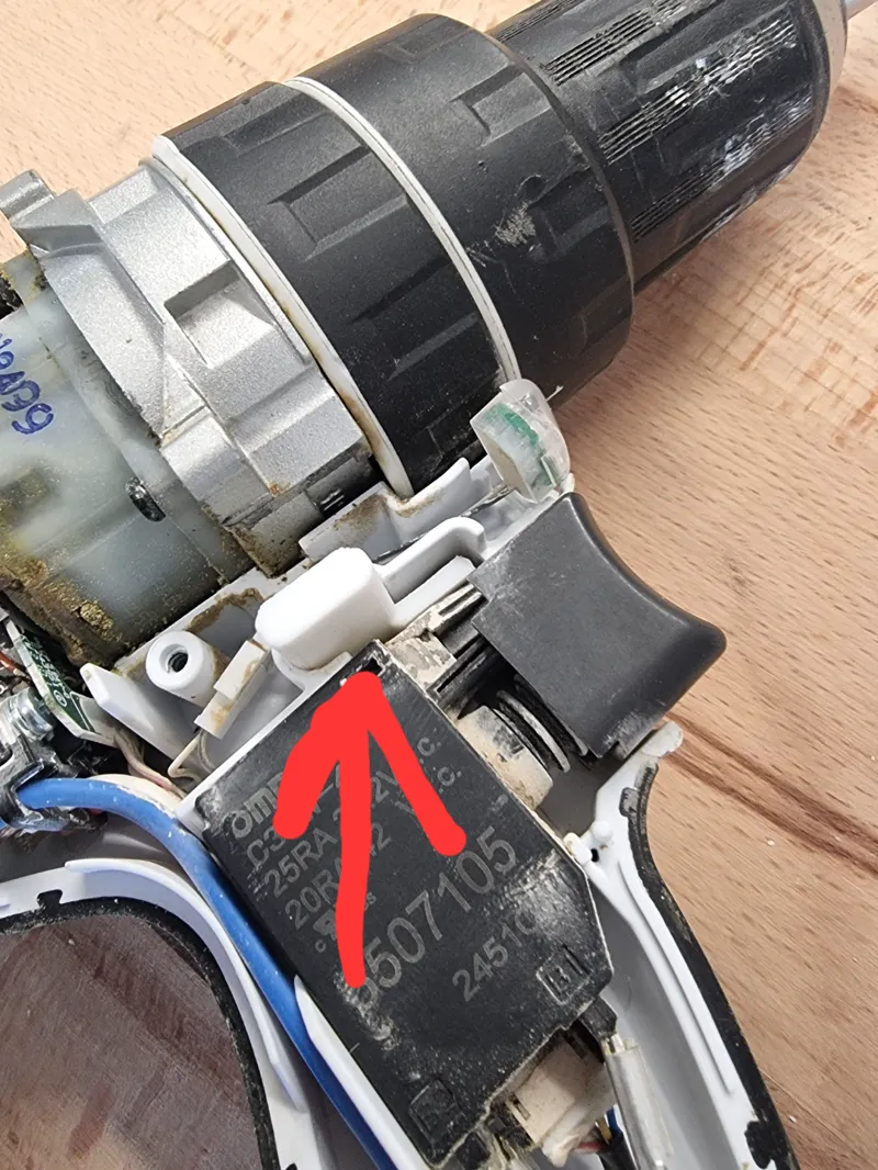 Makita Umschalter/Schalterschieber