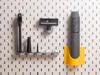 Holder and accessories on separate plates