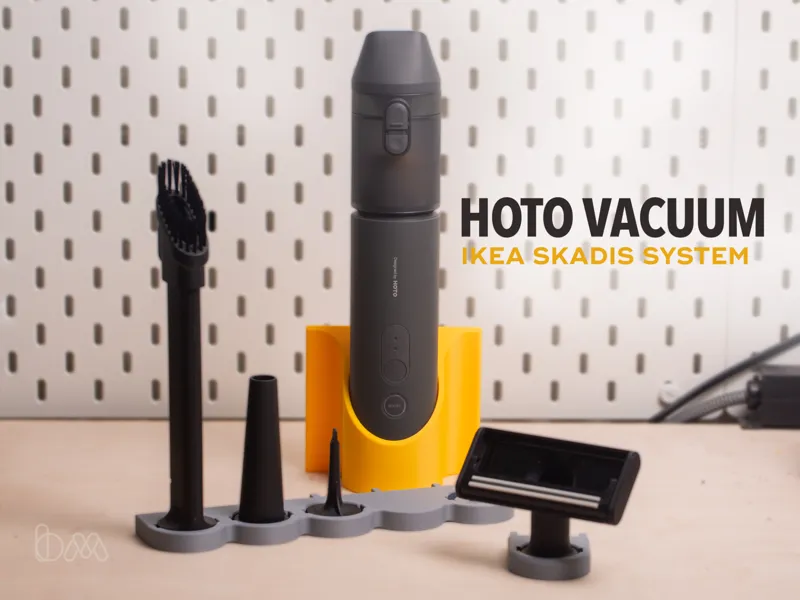 Hoto 4-in-1 vacuum IKEA Skadis mount system