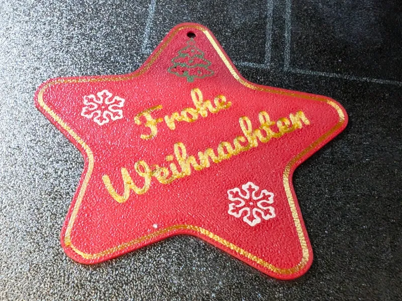 Frohe Weihnachten Anhänger