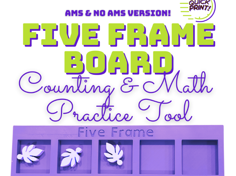 Five Frame Board | Early Years Math Counting Tool