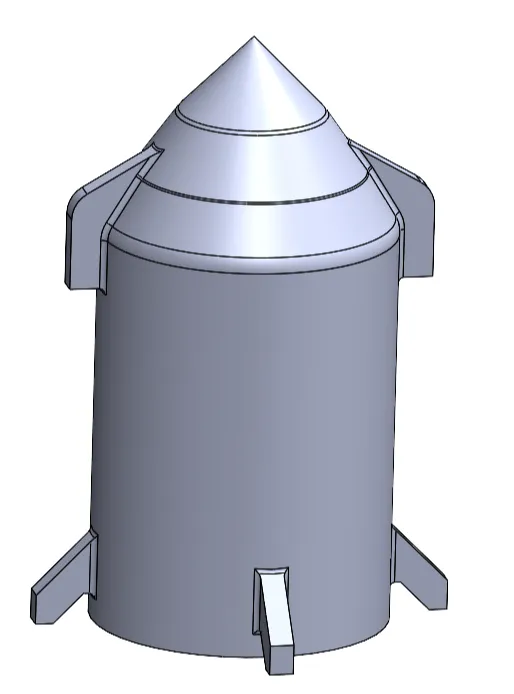 Hollow quick prototype Spacecraft