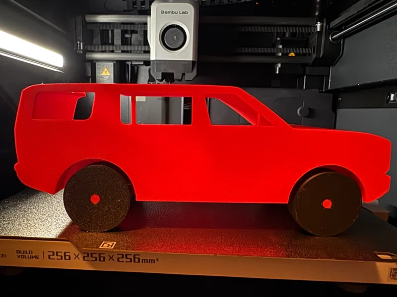 1:27 Scale Rivian R1S Model with Spinning Wheels