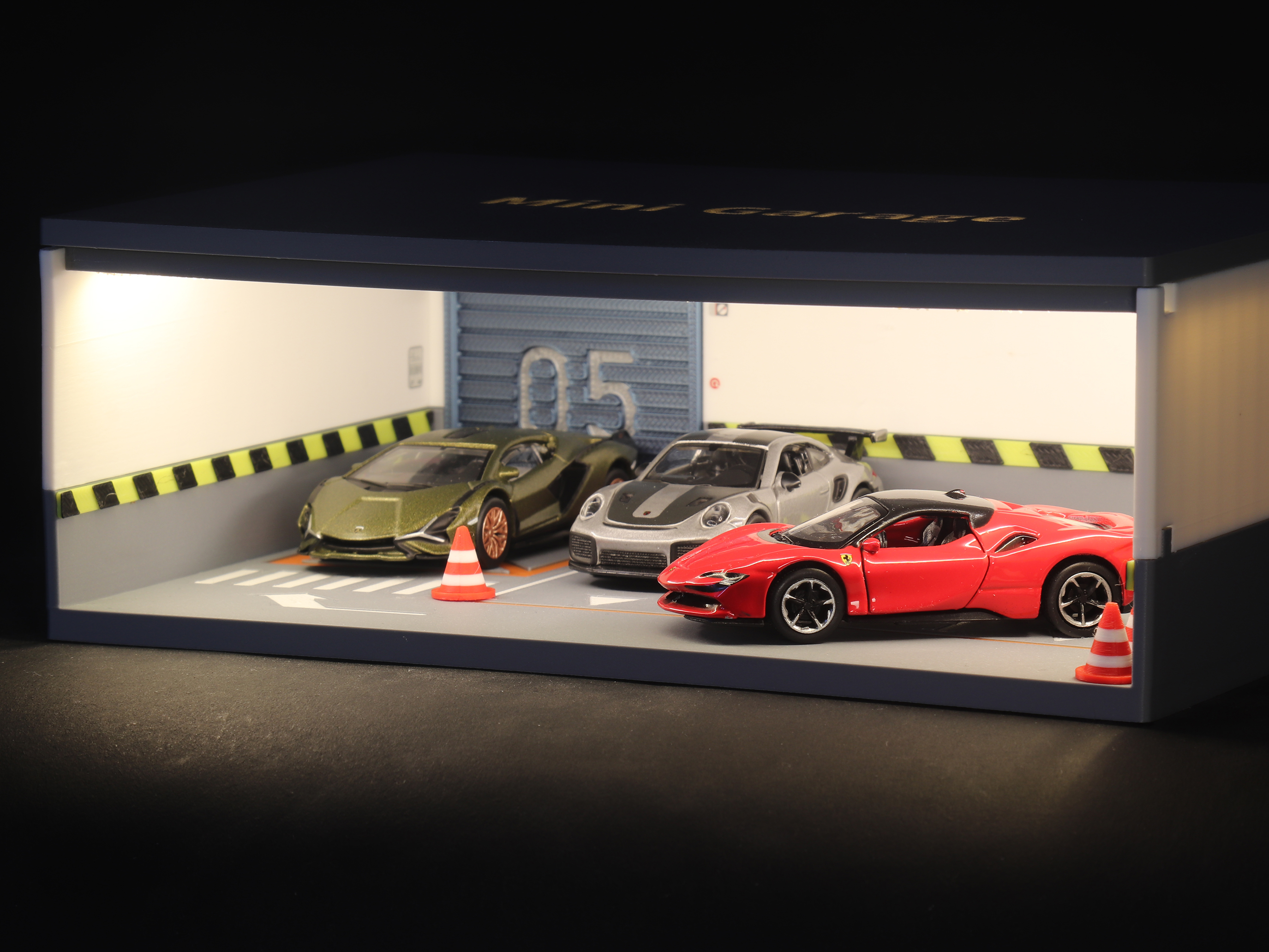 Miniatura 2 do modelo 3D 迷你车库05（适配1:64）