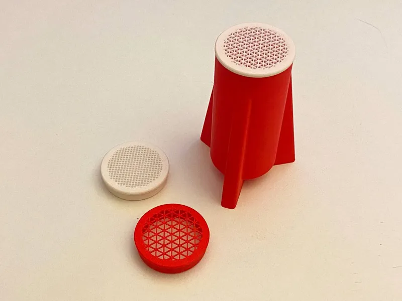 Rocket salt/pepper/anything shaker