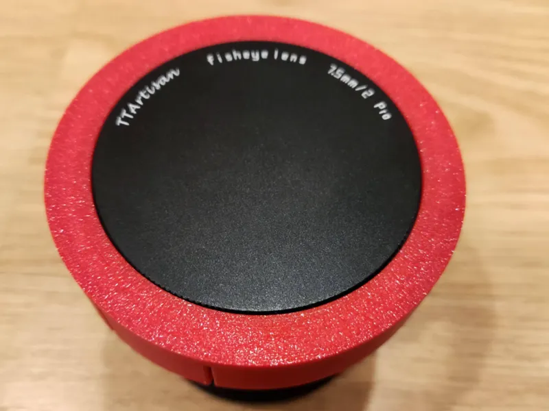 TTArtisan 7.5mm f2 Safe lens cap