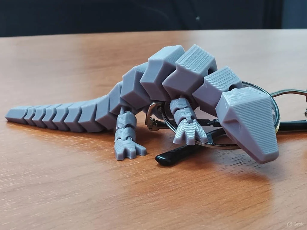 Articulated Cyber Gecko-Duo Print-in-Place Lizard