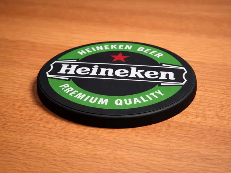 Heineken Coaster with bottle opener 
