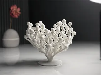Neural Network Decor (Heart)