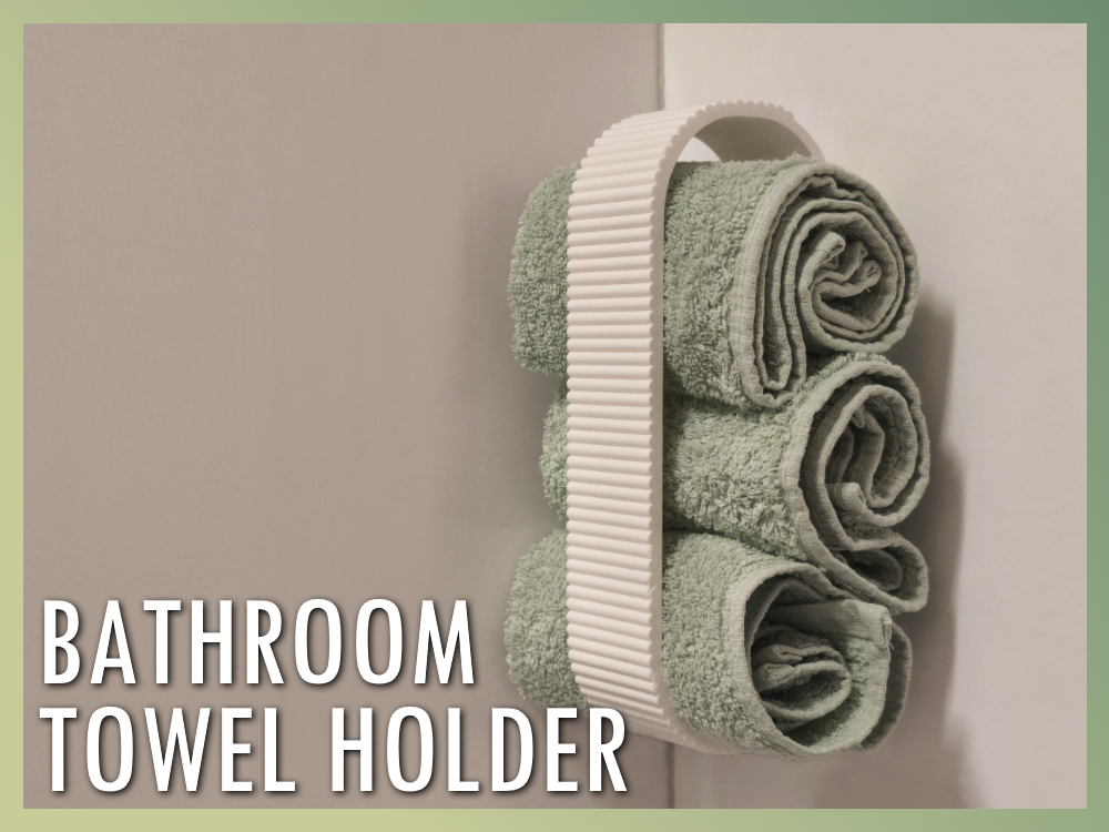 Minimalist Towel Organizer – 3-Stack Design