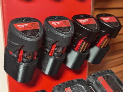 Milwaukee M12 Compact 4-Slot Battery Holder