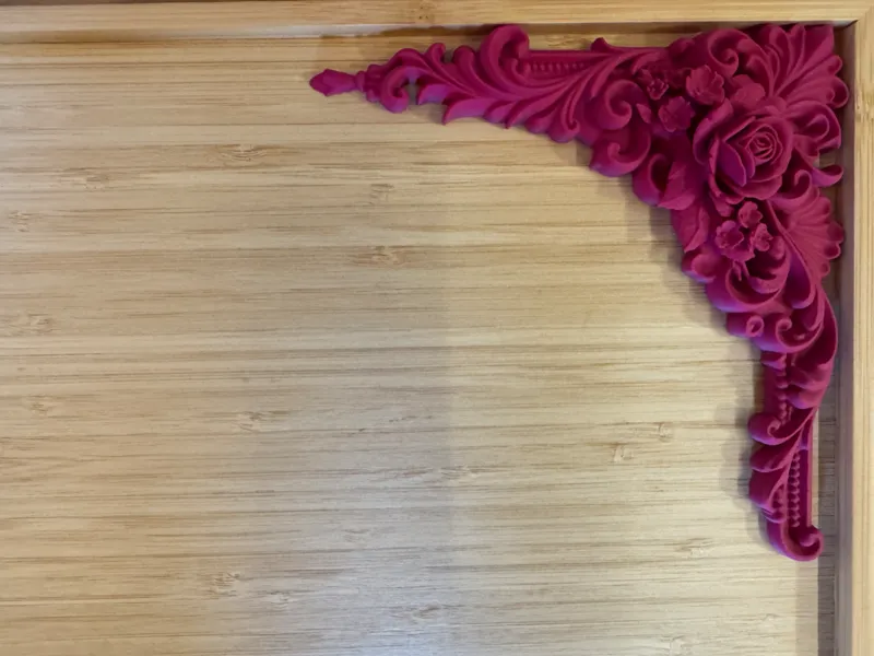 Victorian corner ornament