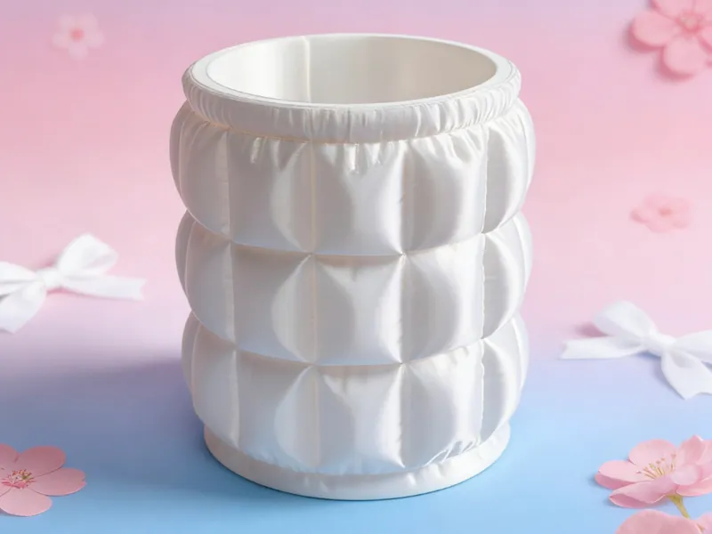 可爱丝绸质感笔筒