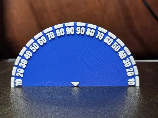 Basic protractor, angle finder. No AMS needed. 