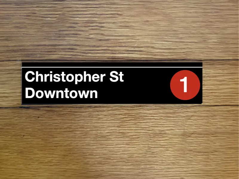 New York City Subway Christopher Street Station