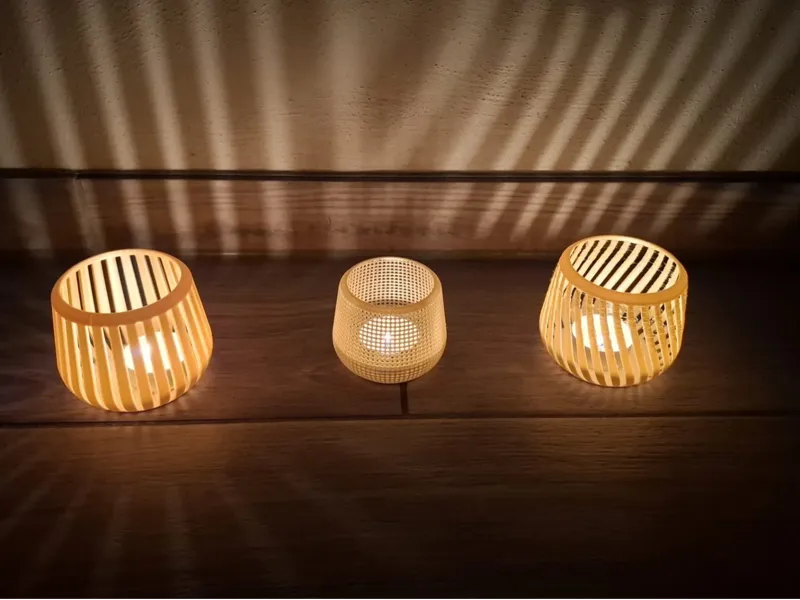 modernes Teelichter Set
