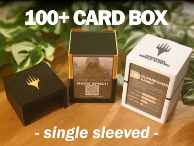 MTG 100+ Commander Card Deck Box (single sleeved)