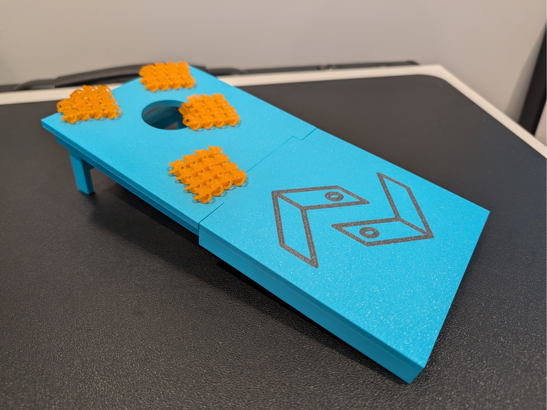 Folding Travel Cornhole Game