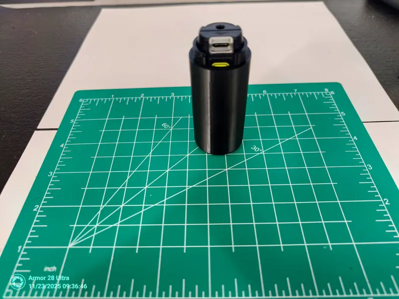Battery holder for usb lithium carabiner cap