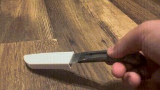 Horse shoe knife sheath