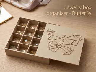 Jewelry box organizer - Butterfly 