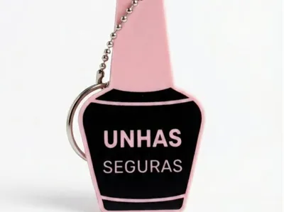 Safe nails keychain