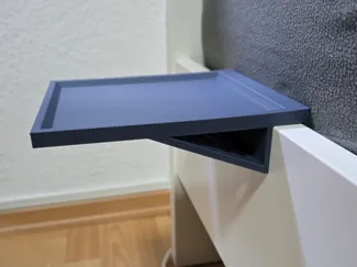 Shelf for 23mm bed frame