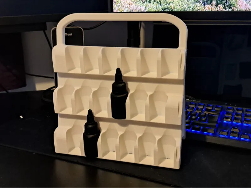 ProAcryl (30mm) paint storage and rack