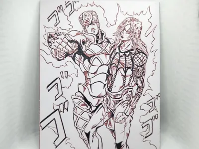 Jojo Diavolo and King Crimson Hueforge