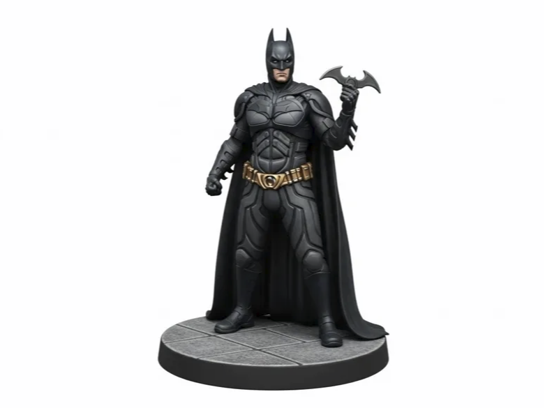 Dark knight miniature inspired to DC Batman