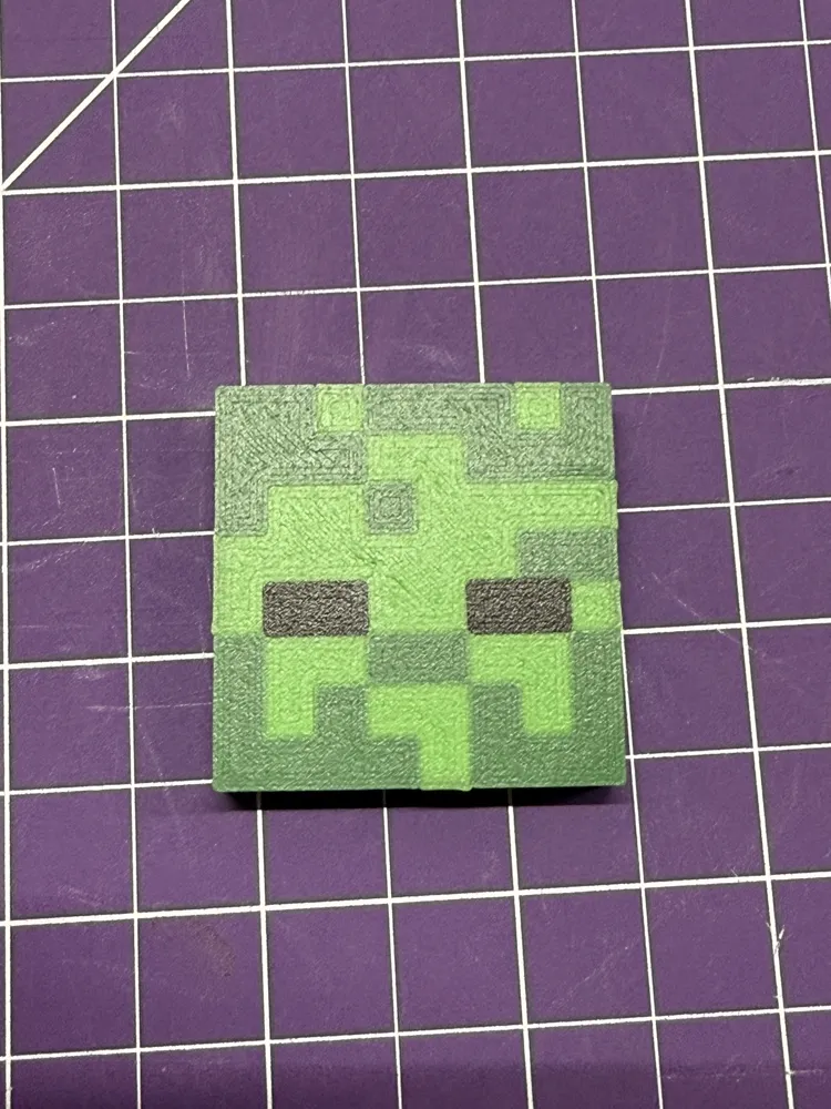 Minecraft Zombie Head - Clicker Fidget - AMS by NoVan1ty MakerWorld ...