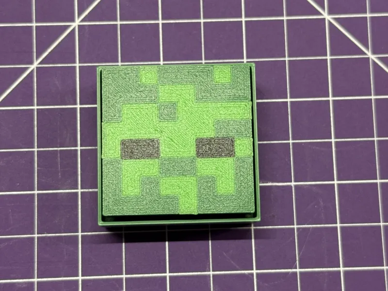 Minecraft Zombie Head - Clicker Fidget - AMS