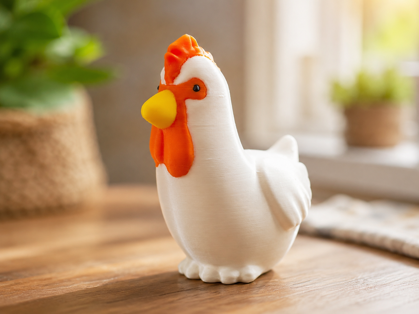 Child-Friendly Chicken – Support-Free 3D Print