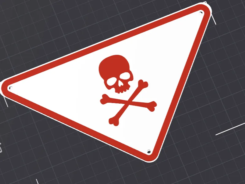Minefield Warning Sign