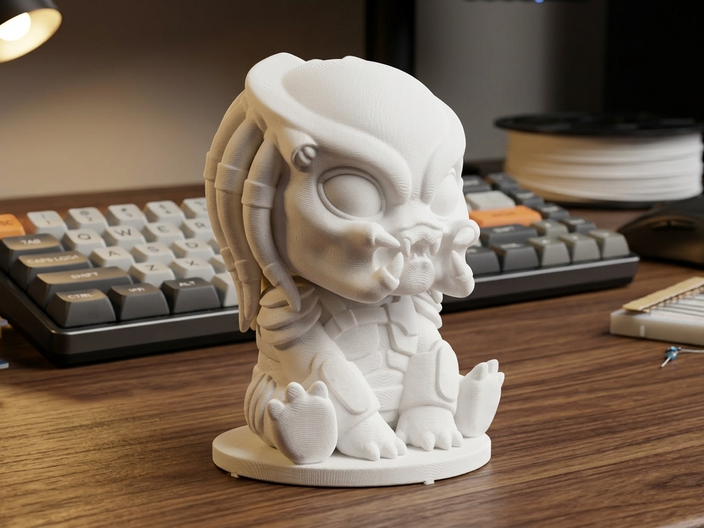 Cute Alien Hunter Chibi Figure