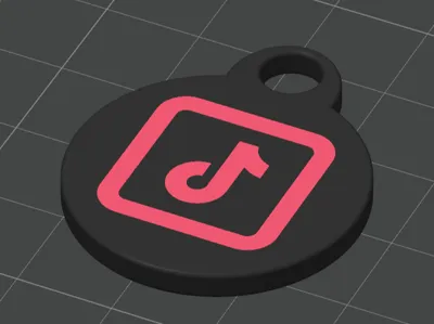 TikTok NFC Tag Keychain