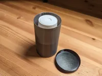 Boîte de rangement avec couvercle pour 2 dosettes — photo 2