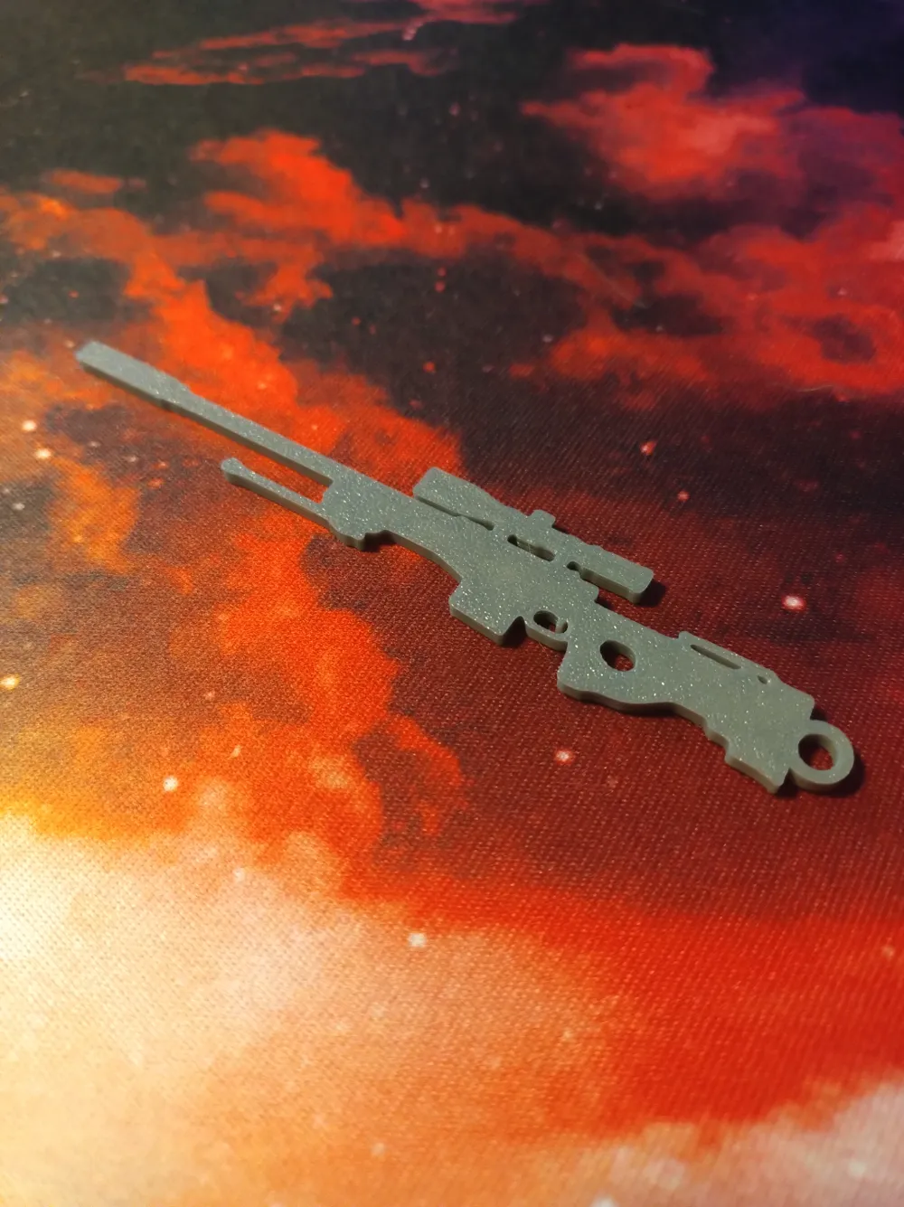 AWP Rifle Gun Counter Strike Keychain Low Cost CS by Zingerberg ...