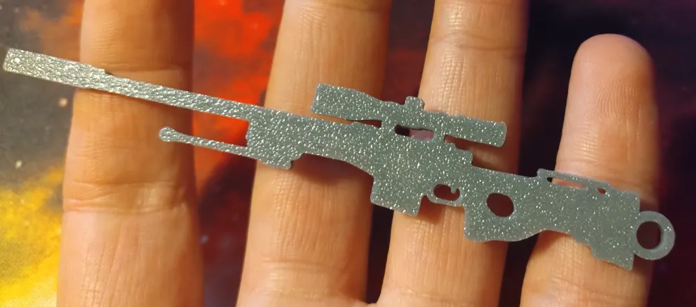 AWP Rifle Gun Counter Strike Keychain Low Cost CS by Zingerberg ...