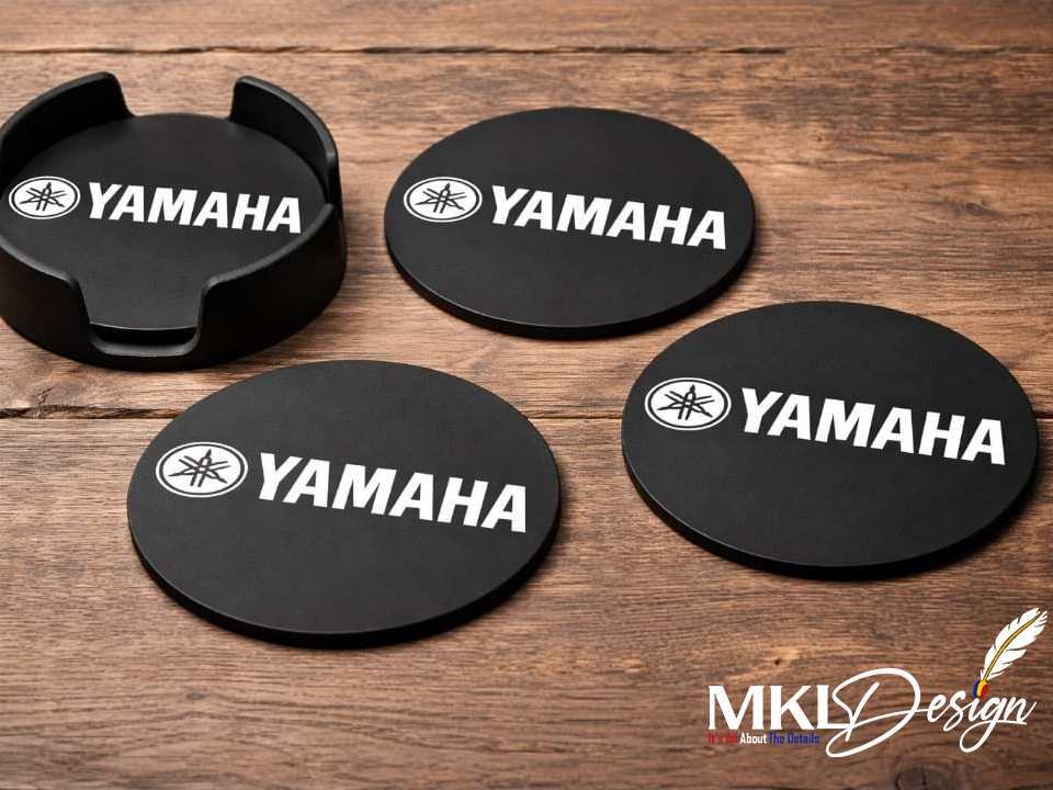 Yamaha Racing Spirit - Coaster Set with Holder