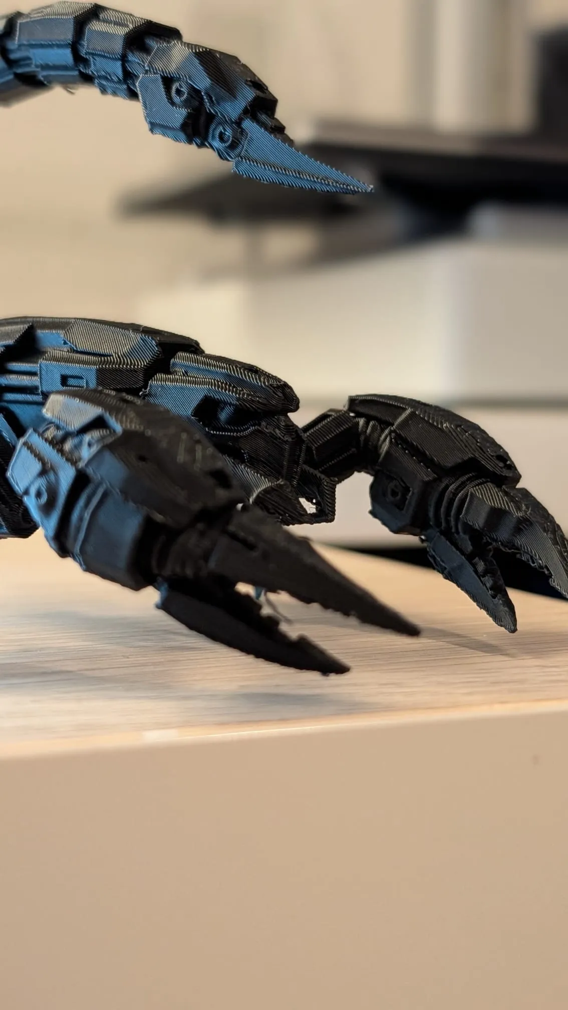 Detailreicher roboter skorpion view 2