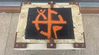 Pochoir logo Geocaching — photo 1