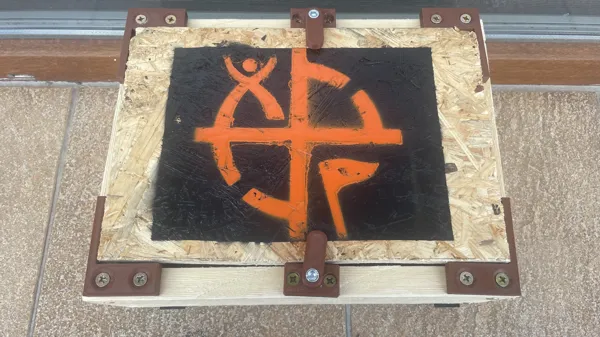 Pochoir logo Geocaching