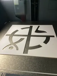 Pochoir logo Geocaching — photo 2